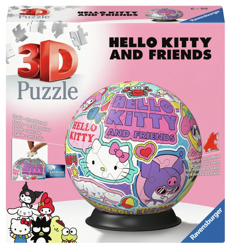 Ravensburger pussel - Puzzle-Ball Hello Kitty 72 bitar