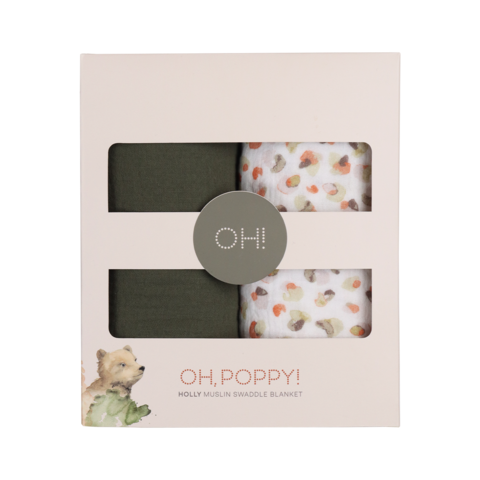 Holly 2-pack Muslin Swaddle Blanket