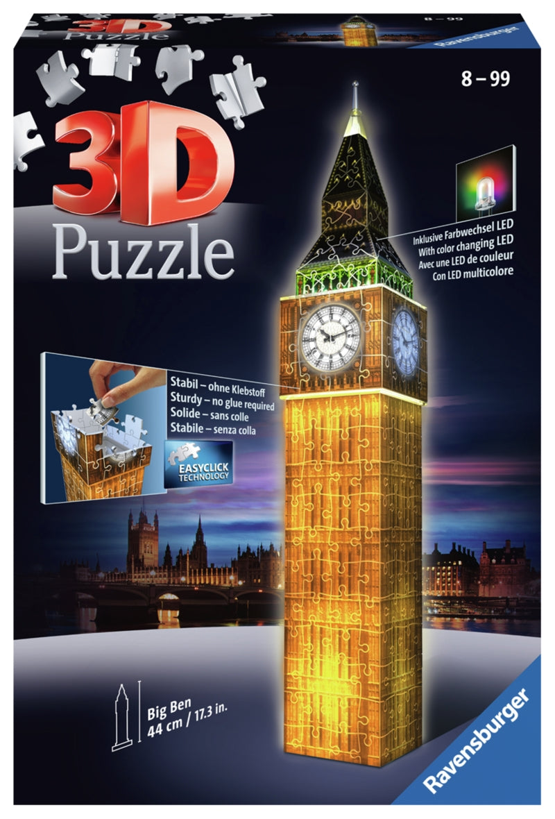 Ravensburger pussel - Big Ben Night Edition - 216 bitar