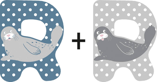 small foot small foot Träbokstäver R | uppsättning av 12 | barnrumsdekoration