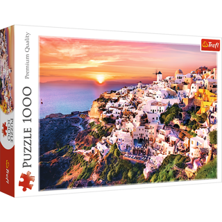 1000 BIT SUNSET OVER SANTORINI