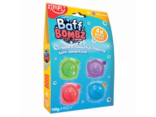 Zimpli Kids Baff Bombz 4-Pack