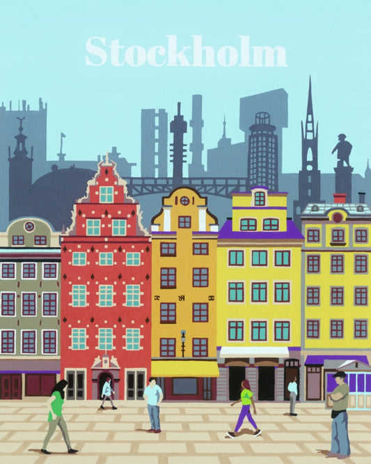 CreArt Colorful Stockholm