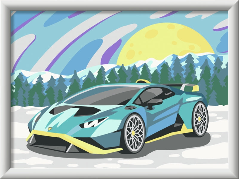 CreArt Blue Lamborghini