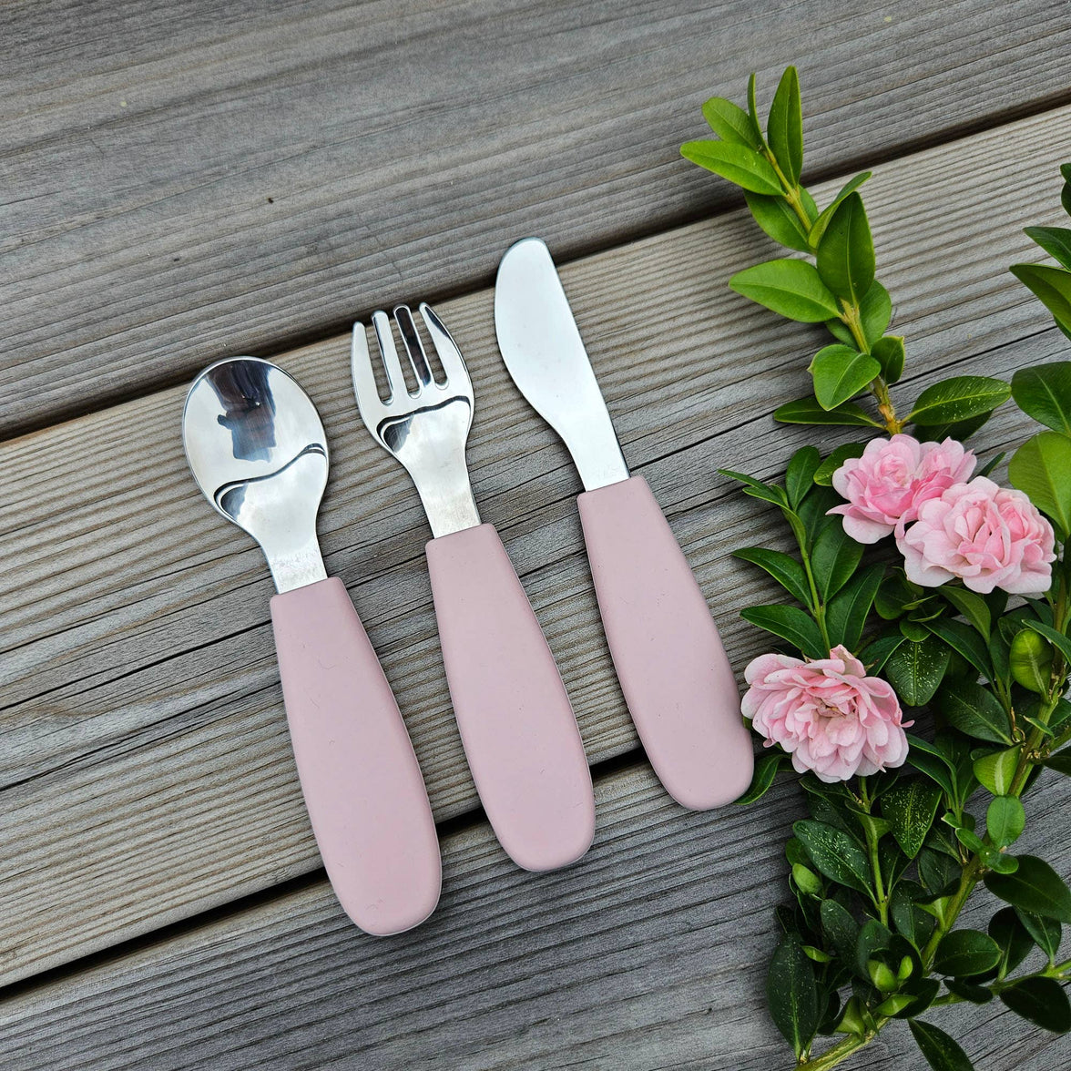 Summerville organic Bestick Silikon-Stål