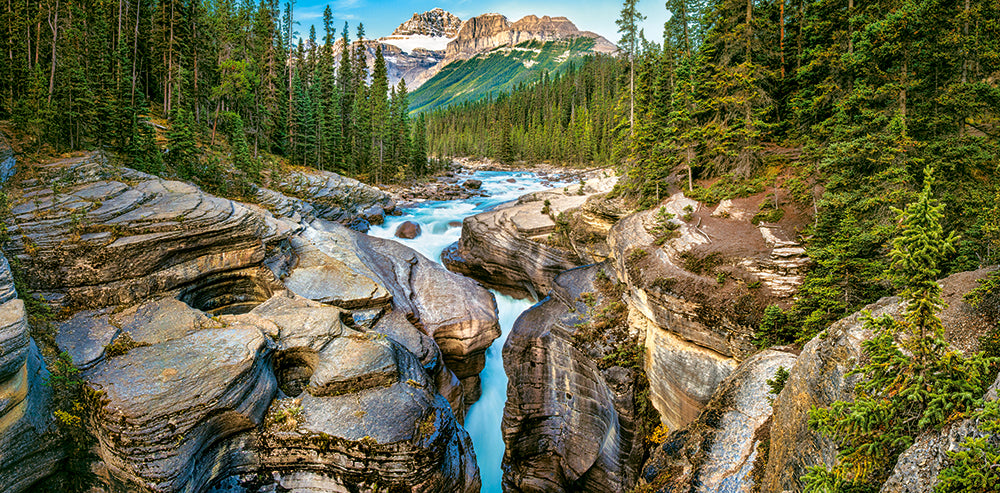 Mistaya Canyon, Banff National Park, Canada, 4000-bitarspussel