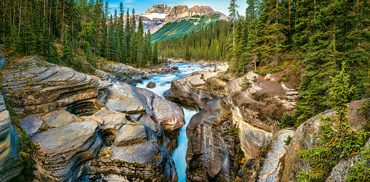 Mistaya Canyon, Banff National Park, Canada, 4000-bitarspussel