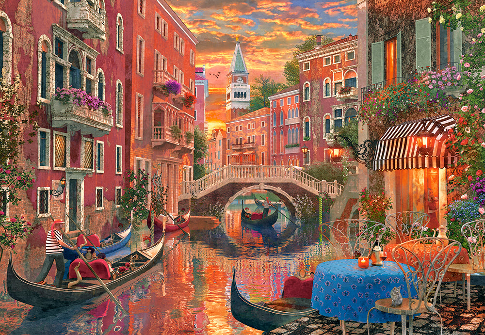 KIDEK pussel - Romantic Evening in Venice, 1500-bitar