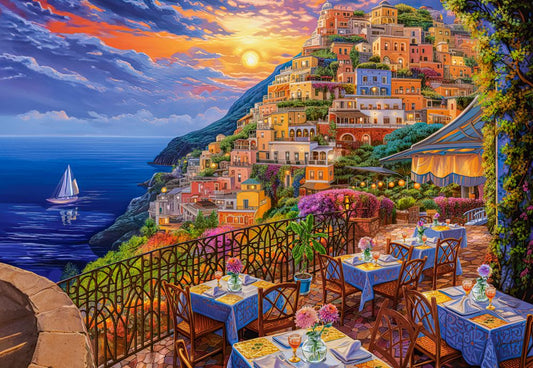 Romantic Positano Evening, 1500-bitarspussel