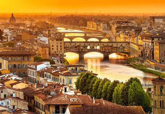 Bridges of Florence, 1000-bitarspussel