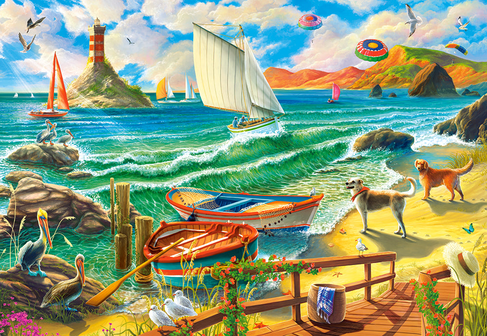 KIDEK pussel - Weekend at the Seaside, 1000-bitar