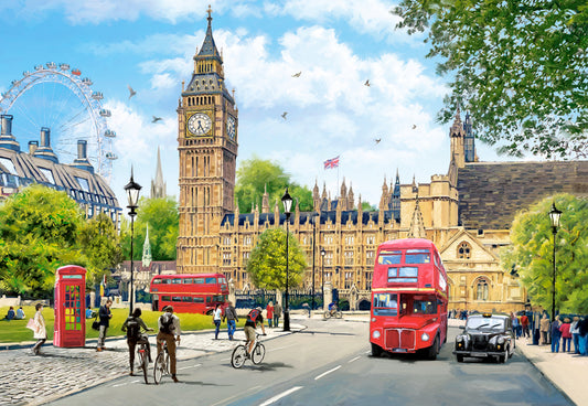 Busy Morning in London, 1000-bitarspussel