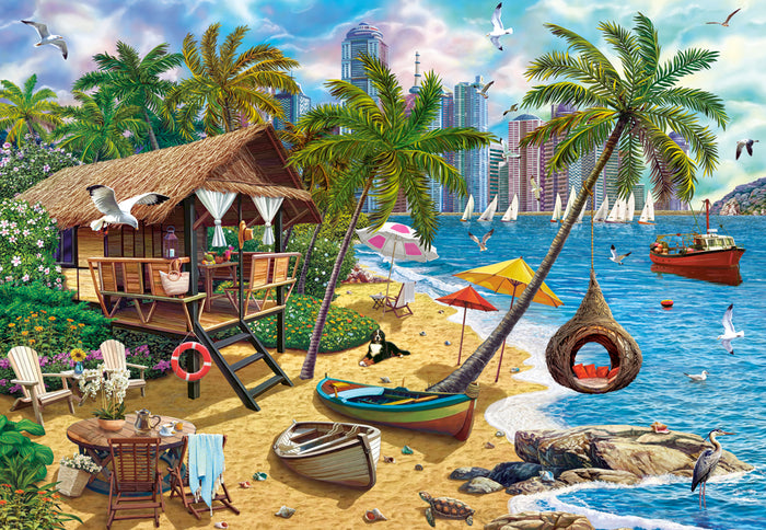 KIDEK pussel - Summer in the City, 1000-bitar