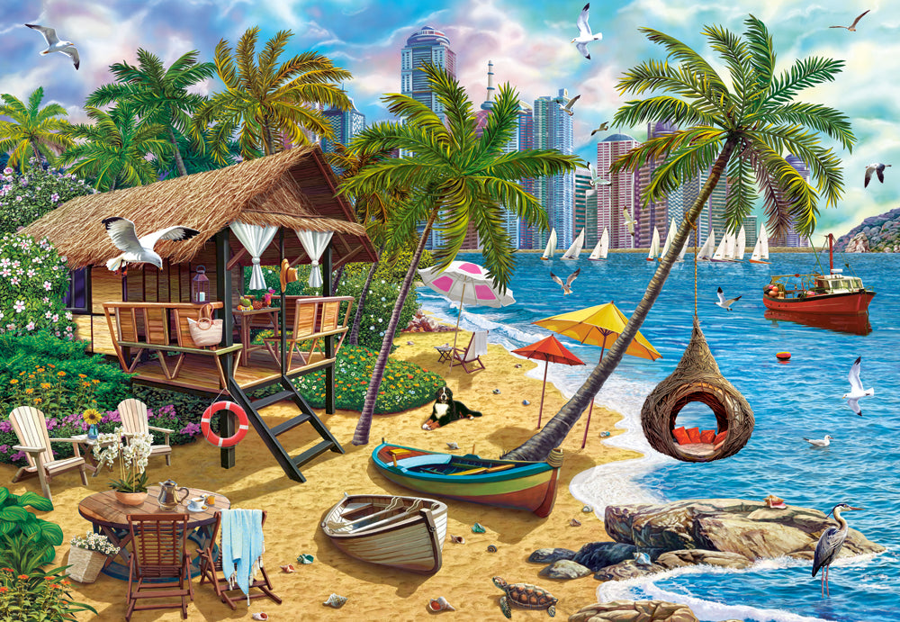 KIDEK pussel - Summer in the City, 1000-bitar