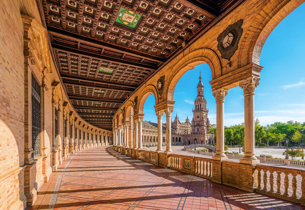 KIDEK pussel - Spanish Square, Seville, Spain, 1000-bitar