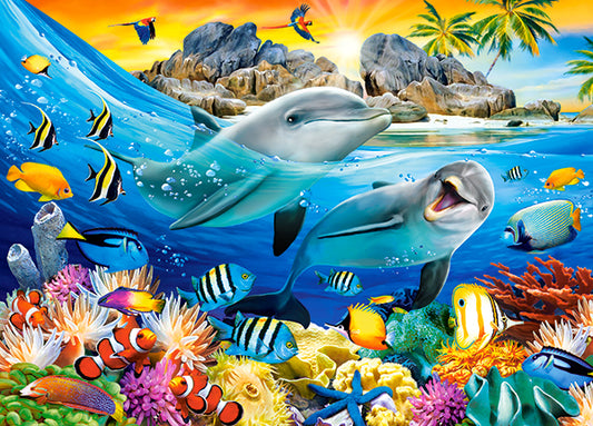 Dolphins in the Tropics, 100-bitarspussel