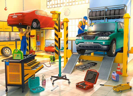 Car Workshop, 120-bitarspussel
