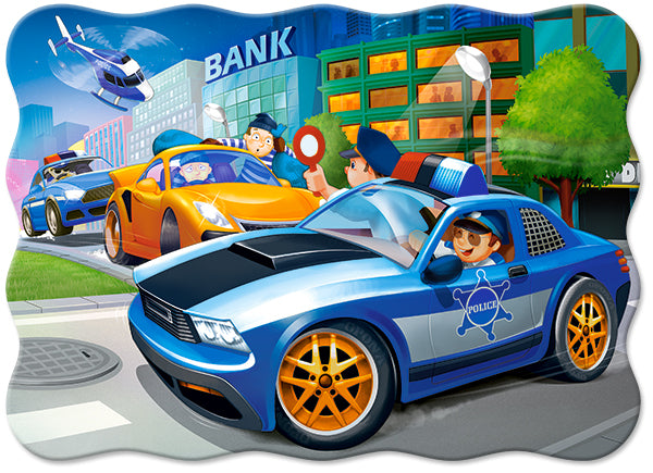 KIDEK pussel - Police Chase, 30-bitar