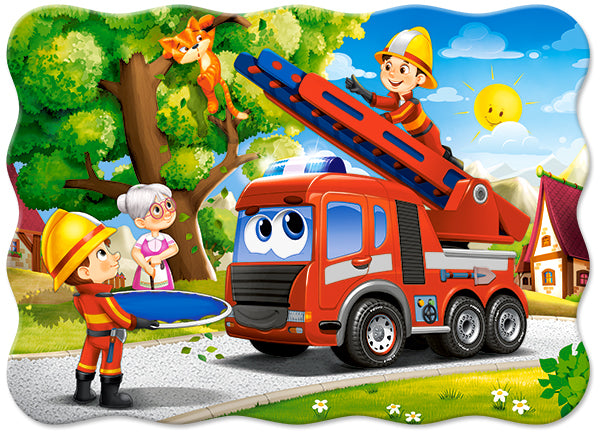 KIDEK pussel - Firefighters to the Rescue, 30-bitar