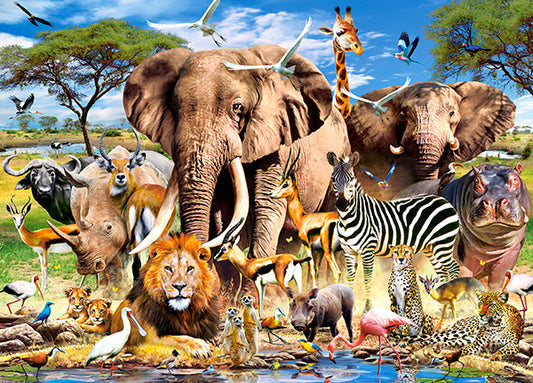 Savanna Animals, 260-bitarspussel