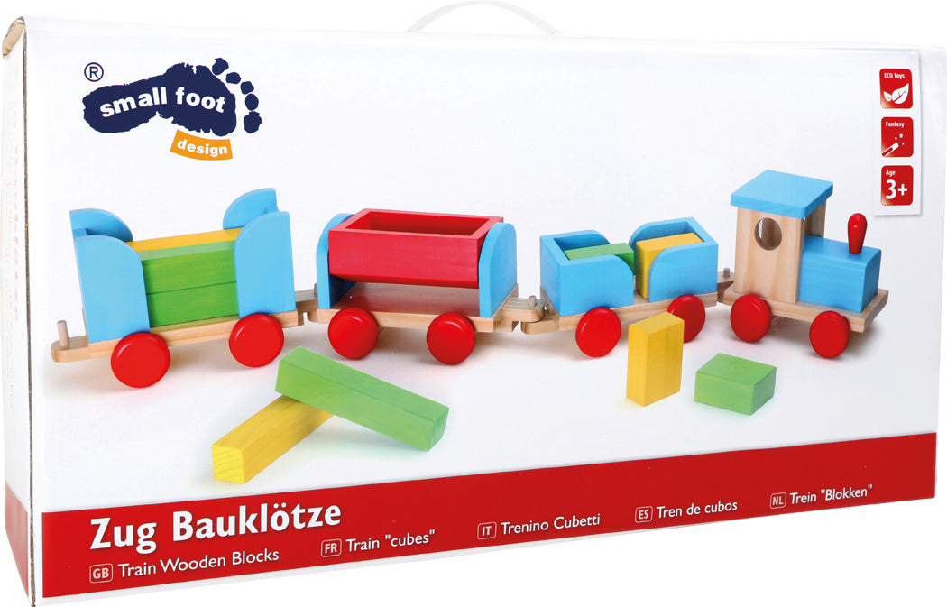 small foot - Trätåg "Toy Blocks