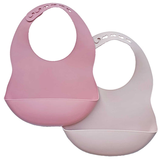 Summerville organic Haklapp Silikon 2-pack Rose-Mauve