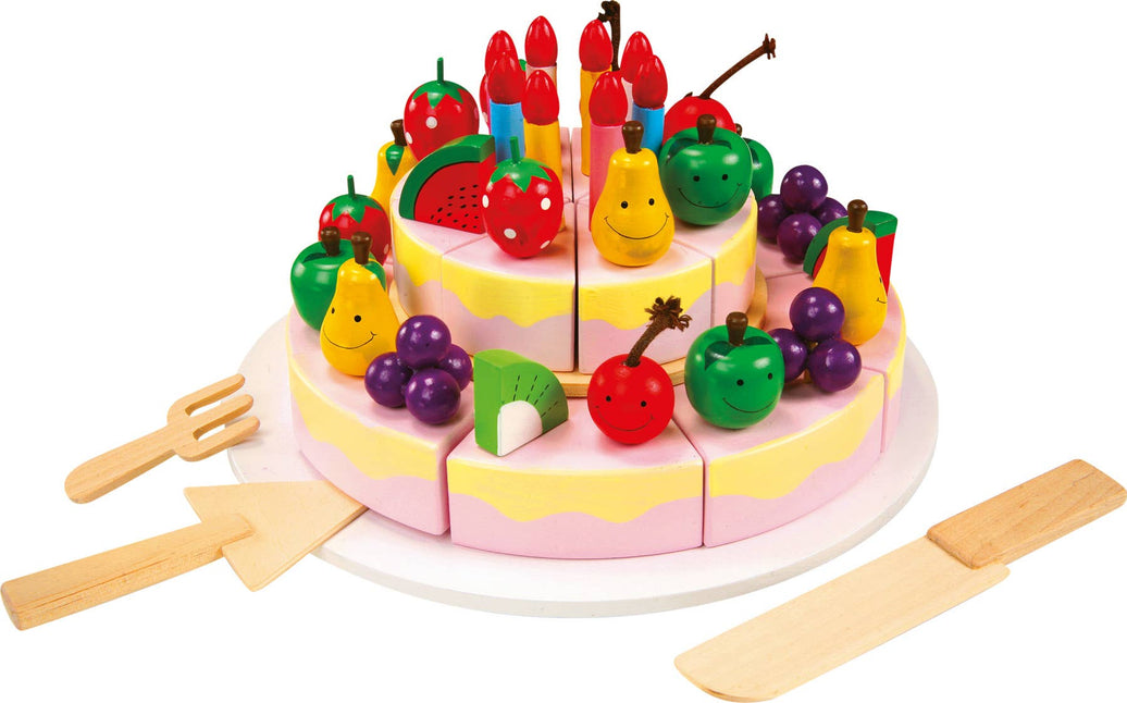 small foot Skär födelsedagstårta