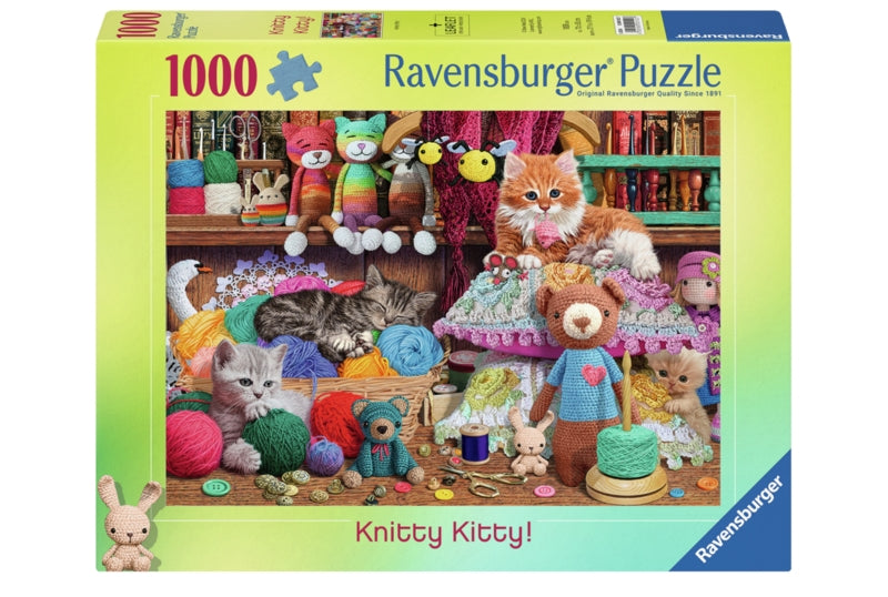 Ravensburger pussel - Knitty Kitty 1000 bitar