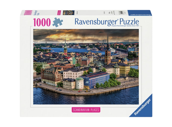 Ravensburger pussel - Scandinavian Stockholm Sweden 1000 bitar