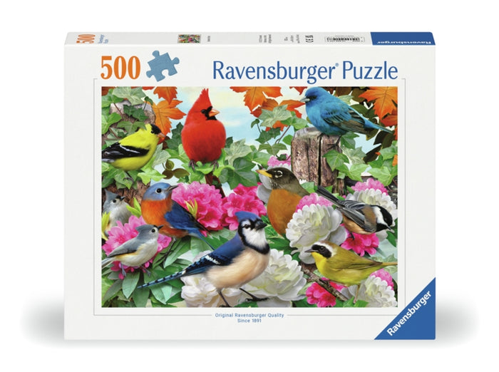 Ravensburger pussel - Garden Birds - 500 bitar