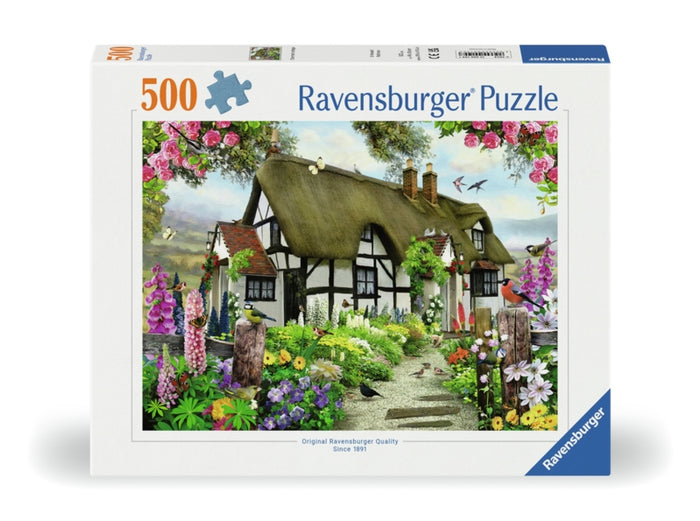 Ravensburger pussel - Thatched Cottage 500 bitar