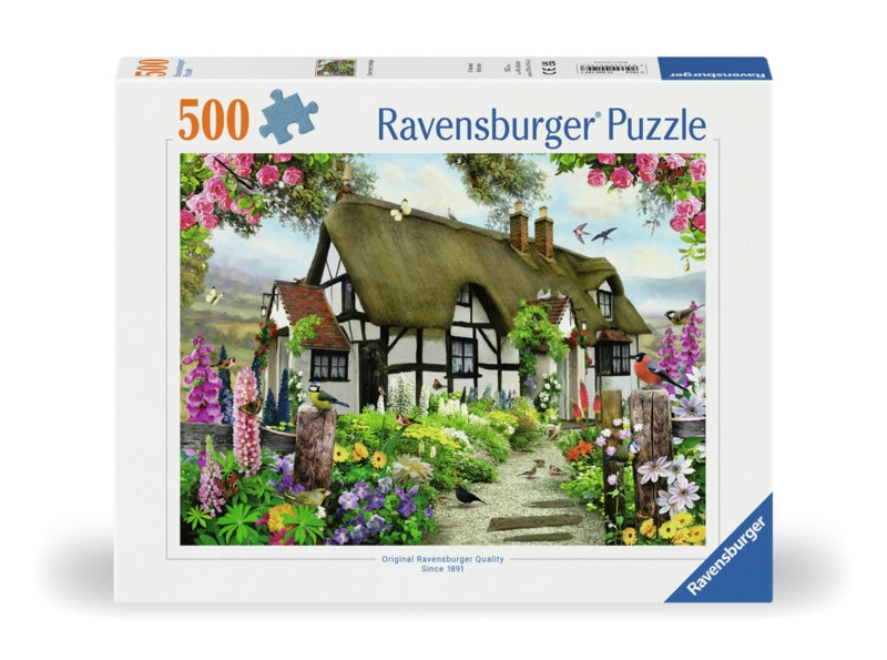 Ravensburger pussel - Thatched Cottage 500 bitar