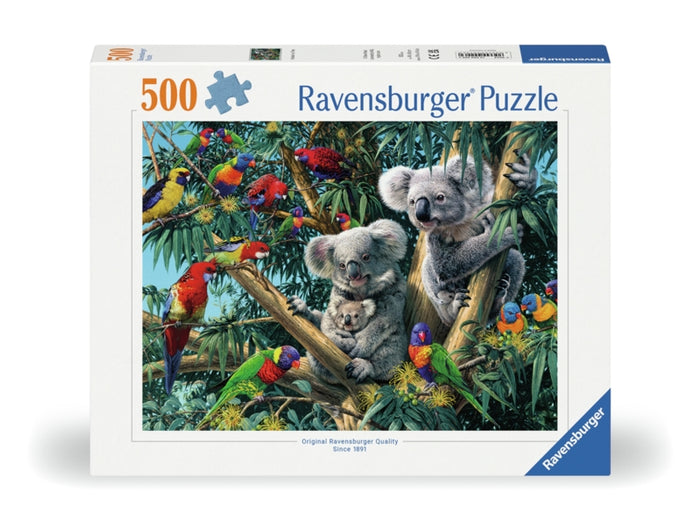Ravensburger pussel - Koalas In A Tree 500 bitar