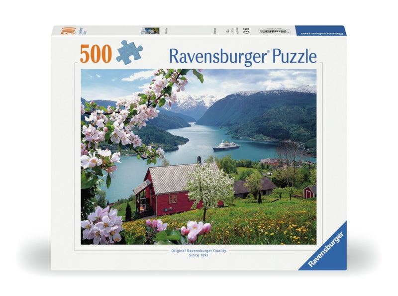 Ravensburger pussel - Scandinavian Landscape 500 bitar