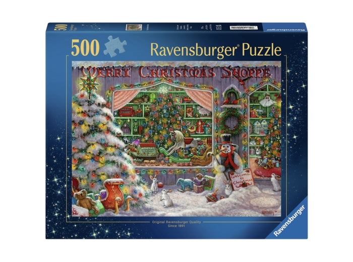 Ravensburger pussel - The Christmas Shop 500 bitar