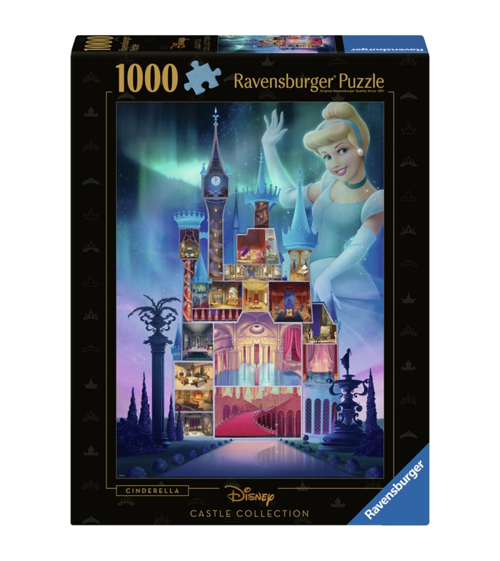 Ravensburger pussel - Disney Castles Cinderella 1000 bitar