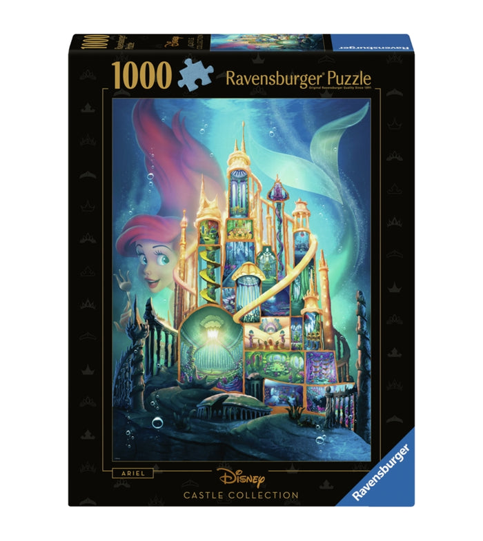 Ravensburger pussel - Disney Castles Ariel 1000 bitar