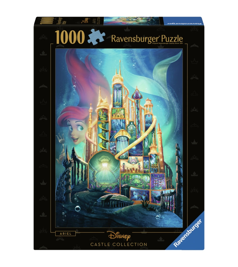 Ravensburger pussel - Disney Castles Ariel 1000 bitar