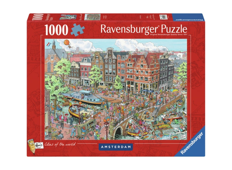 Ravensburger pussel - Amsterdam 1000 bitar