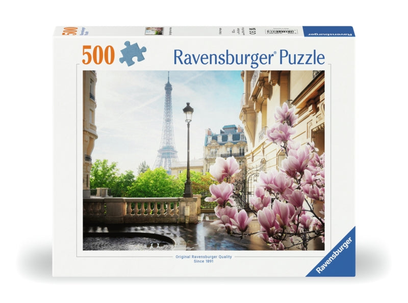Ravensburger pussel - Spring In Paris 500 bitar