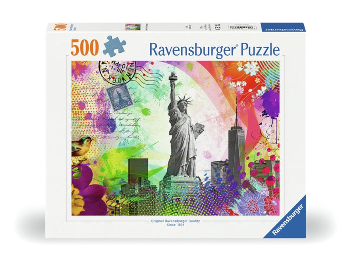 Ravensburger pussel - New York Postcard 500 bitar