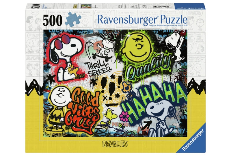 Ravensburger pussel - Snoopy And Friends 500 bitar