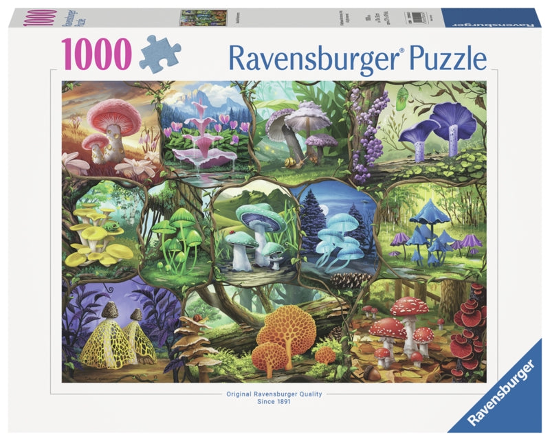 Ravensburger pussel - Beautiful Mushrooms 1000 bitar