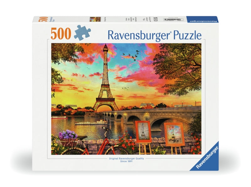 Ravensburger pussel - Evening in Paris 500 bitar