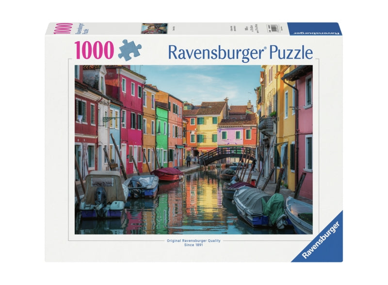 Ravensburger pussel - Burano Canal, Venice 1000 bitar