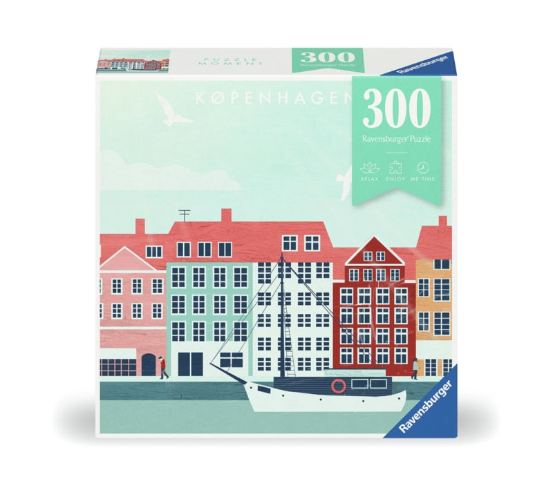 Ravensburger pussel - City Kopenhagen 300 bitar