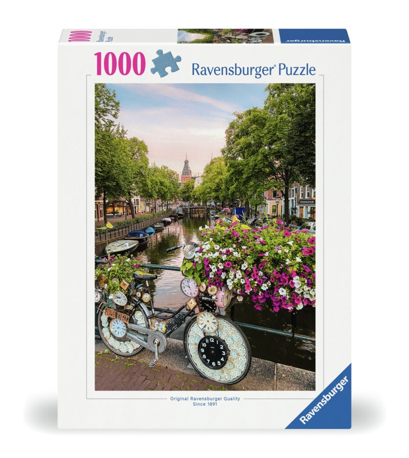 Ravensburger pussel - Bicycle Amsterdam 1000 bitar