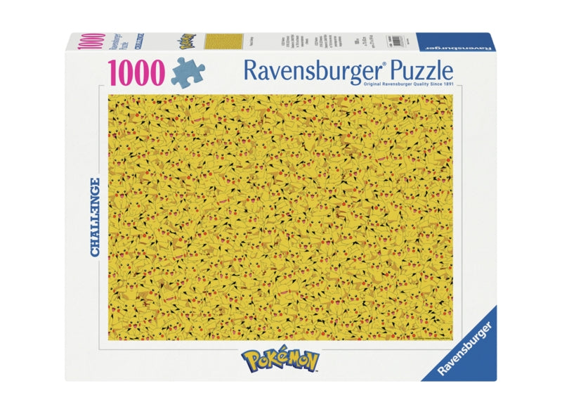 Ravensburger pussel - Challenge Pikachu 1000 bitar