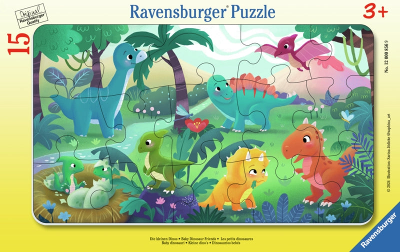 Ravensburger pussel - Baby Dinosaur Friends 15 bitar