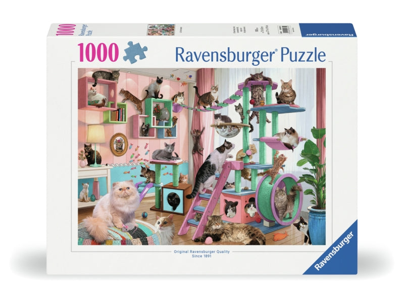 Ravensburger pussel - Cat Tree Heaven 1000 bitar